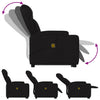Stella Homewares Stand up Massage Recliner Chair Black Fabric