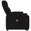 Stella Homewares Stand up Massage Recliner Chair Black Fabric