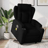 Stella Homewares Stand up Massage Recliner Chair Black Fabric