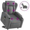 Stella Homewares Electric Stand up Massage Recliner Chair Dark Grey Fabric