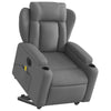 Stella Homewares Electric Stand up Massage Recliner Chair Dark Grey Fabric