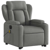Stella Homewares Electric Stand up Massage Recliner Chair Dark Grey Fabric