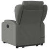 Stella Homewares Electric Stand up Massage Recliner Chair Dark Grey Fabric