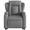 Stella Homewares Electric Stand up Massage Recliner Chair Dark Grey Fabric