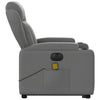 Stella Homewares Electric Stand up Massage Recliner Chair Dark Grey Fabric