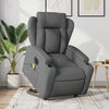 Stella Homewares Electric Stand up Massage Recliner Chair Dark Grey Fabric