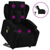 Stella Homewares Electric Stand up Massage Recliner Chair Black Fabric
