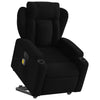 Stella Homewares Electric Stand up Massage Recliner Chair Black Fabric