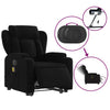 Stella Homewares Electric Stand up Massage Recliner Chair Black Fabric