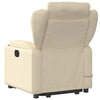 Stella Homewares Electric Stand up Massage Recliner Chair Cream Fabric