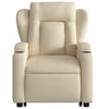 Stella Homewares Electric Stand up Massage Recliner Chair Cream Fabric