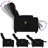 Stella Homewares Massage Recliner Chair Black Faux Leather