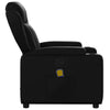 Stella Homewares Massage Recliner Chair Black Faux Leather