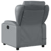 Stella Homewares Massage Recliner Chair Grey Faux Leather