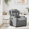 Stella Homewares Massage Recliner Chair Grey Faux Leather