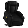 Stella Homewares Stand up Massage Recliner Chair Black Faux Leather