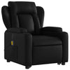 Stella Homewares Electric Stand up Massage Recliner Chair Black Faux Leather
