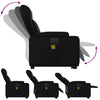 Stella Homewares Electric Stand up Massage Recliner Chair Black Faux Leather