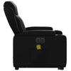 Stella Homewares Electric Stand up Massage Recliner Chair Black Faux Leather