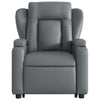 Stella Homewares Electric Stand up Massage Recliner Chair Grey Faux Leather