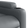 Stella Homewares Electric Stand up Massage Recliner Chair Grey Faux Leather