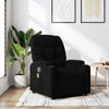 Stella Homewares Massage Recliner Chair Black Fabric