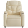 Stella Homewares Massage Recliner Chair Cream Fabric