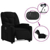 Stella Homewares Electric Recliner Chair Black Fabric