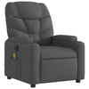 Stella Homewares Electric Massage Recliner Chair Dark Grey Fabric