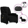 Stella Homewares Electric Massage Recliner Chair Black Fabric