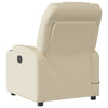 Stella Homewares Electric Massage Recliner Chair Cream Fabric