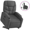 Stella Homewares Stand up Recliner Chair Dark Grey Fabric