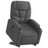 Stella Homewares Stand up Recliner Chair Dark Grey Fabric