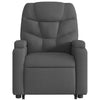 Stella Homewares Stand up Massage Recliner Chair Dark Grey Fabric