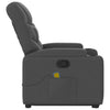 Stella Homewares Stand up Massage Recliner Chair Dark Grey Fabric