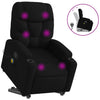 Stella Homewares Stand up Massage Recliner Chair Black Fabric