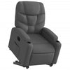 Stella Homewares Electric Stand up Recliner Chair Dark Grey Fabric
