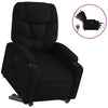 Stella Homewares Electric Stand up Recliner Chair Black Fabric