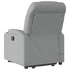 Stella Homewares Electric Stand up Massage Recliner Chair Light Grey Fabric