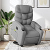 Stella Homewares Electric Stand up Massage Recliner Chair Light Grey Fabric