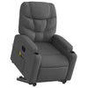 Stella Homewares Electric Stand up Massage Recliner Chair Dark Grey Fabric