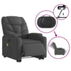Stella Homewares Electric Stand up Massage Recliner Chair Dark Grey Fabric