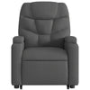Stella Homewares Electric Stand up Massage Recliner Chair Dark Grey Fabric