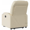 Stella Homewares Electric Stand up Massage Recliner Chair Cream Fabric