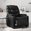 Stella Homewares Electric Recliner Chair Black Faux Leather