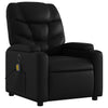 Stella Homewares Electric Massage Recliner Chair Black Faux Leather