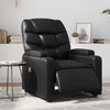 Stella Homewares Electric Massage Recliner Chair Black Faux Leather