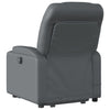 Stella Homewares Stand up Massage Recliner Chair Grey Faux Leather