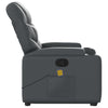 Stella Homewares Stand up Massage Recliner Chair Grey Faux Leather