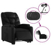 Stella Homewares Electric Stand up Recliner Chair Black Faux Leather